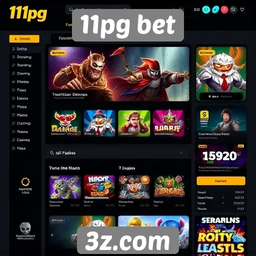 Navegação e usabilidade do site 11pg bet